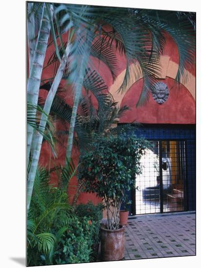 Exterior of Traditional Mexican Architecture, Puerto Vallarta, Mexico-Merrill Images-Mounted Photographic Print