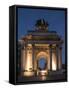 Exterior of Wellington Arch at Night, Hyde Park Corner, London, England, United Kingdom, Europe-Ben Pipe-Framed Stretched Canvas