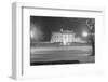 Exterior of White House at Night-null-Framed Photographic Print