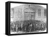 Exterior of Whitechapel Workhouse,1855-null-Framed Stretched Canvas