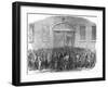 Exterior of Whitechapel Workhouse,1855-null-Framed Art Print