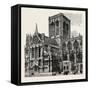 Exterior of York Cathedral-null-Framed Stretched Canvas