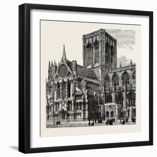 Exterior of York Cathedral-null-Framed Giclee Print