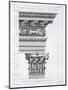 Exterior Order of the Temple of Aesculapius, Plate XLVII-Robert Adam-Mounted Premium Giclee Print