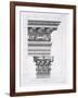 Exterior Order of the Temple of Aesculapius, Plate XLVII-Robert Adam-Framed Giclee Print