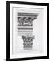 Exterior Order of the Temple of Aesculapius, Plate XLVII-Robert Adam-Framed Giclee Print