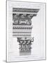 Exterior Order of the Temple of Aesculapius, Plate XLVII-Robert Adam-Mounted Giclee Print