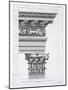 Exterior Order of the Temple of Aesculapius, Plate XLVII-Robert Adam-Mounted Giclee Print