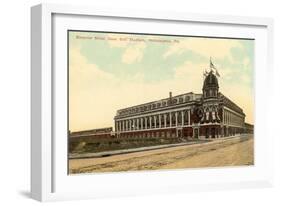 Exterior Shibe Baseball Stadium, Philadelphia, Pennsylvania-null-Framed Art Print