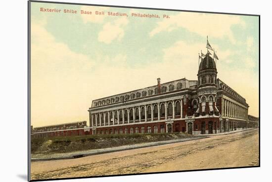 Exterior Shibe Baseball Stadium, Philadelphia, Pennsylvania-null-Mounted Art Print