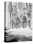 Exterior Showing the Cathedral of Chartres-null-Stretched Canvas