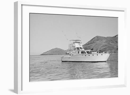 Exterior Side View of the Yacht Splendor-null-Framed Photographic Print
