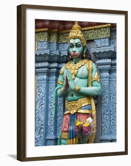 Exterior Statue of the Hindu Monkey God Hanuman, Sri Krishna Bagawan Temple, Singapore-Richard Maschmeyer-Framed Photographic Print