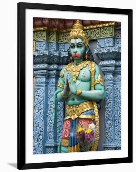 Exterior Statue of the Hindu Monkey God Hanuman, Sri Krishna Bagawan Temple, Singapore-Richard Maschmeyer-Framed Photographic Print