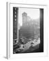 Exterior View Carnegie Hall with Pedestrians and Traffic-null-Framed Premium Photographic Print