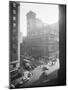 Exterior View Carnegie Hall with Pedestrians and Traffic-null-Mounted Photographic Print