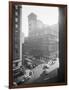 Exterior View Carnegie Hall with Pedestrians and Traffic-null-Framed Photographic Print