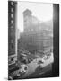Exterior View Carnegie Hall with Pedestrians and Traffic-null-Mounted Photographic Print