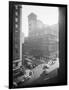 Exterior View Carnegie Hall with Pedestrians and Traffic-null-Framed Photographic Print