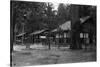 Exterior View of a Camp Curry Bungalow - Yosemite National Park, CA-Lantern Press-Stretched Canvas