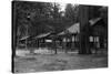 Exterior View of a Camp Curry Bungalow - Yosemite National Park, CA-Lantern Press-Stretched Canvas