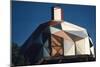 Exterior View of a Geodesic Dome House, with an Angled, Wooden Barn-Style Door-John Dominis-Mounted Photographic Print