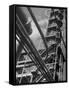 Exterior View of a Refinery and Factory-Andreas Feininger-Framed Stretched Canvas