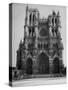 Exterior View of Amiens Cathedral-Nat Farbman-Stretched Canvas