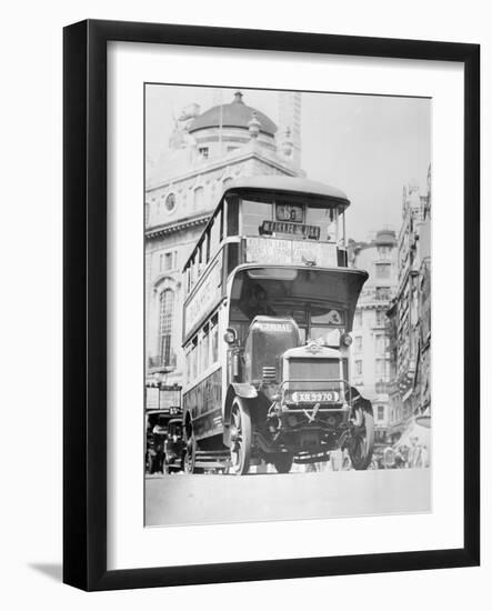 Exterior View of an Omnibus-null-Framed Photographic Print
