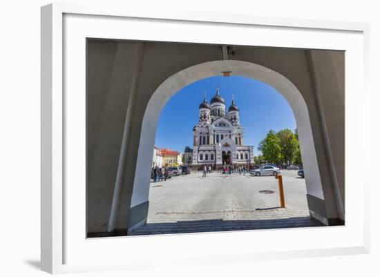 Exterior View of an Orthodox Church in the Capital City of Tallinn, Estonia, Europe-Michael Nolan-Framed Photographic Print