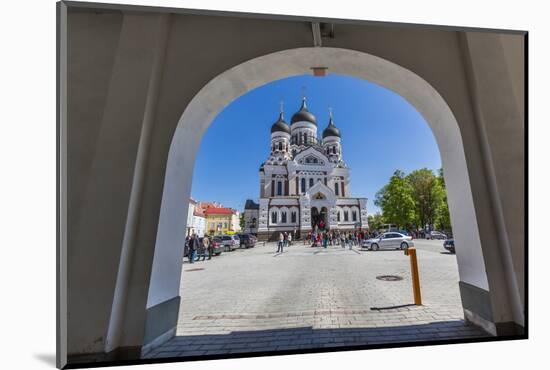 Exterior View of an Orthodox Church in the Capital City of Tallinn, Estonia, Europe-Michael Nolan-Mounted Photographic Print