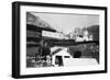 Exterior View of Arena Coast Guard Building - Point Arena, CA-Lantern Press-Framed Art Print