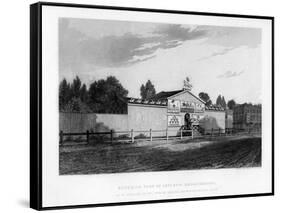 Exterior View of Astley's Amphitheatre in London as it Appeared in 1777-William Capon-Framed Stretched Canvas