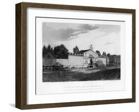 Exterior View of Astley's Amphitheatre in London as it Appeared in 1777-William Capon-Framed Giclee Print