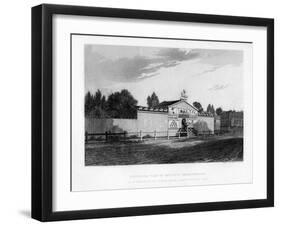 Exterior View of Astley's Amphitheatre in London as it Appeared in 1777-William Capon-Framed Giclee Print