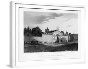 Exterior View of Astley's Amphitheatre in London as it Appeared in 1777-William Capon-Framed Giclee Print