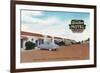 Exterior View of Avalon Motel - Fresno, CA-Lantern Press-Framed Premium Giclee Print