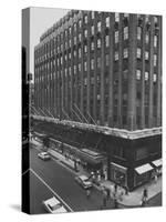 Exterior View of Bloomingdales Department Store-null-Stretched Canvas