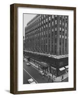 Exterior View of Bloomingdales Department Store-null-Framed Photographic Print