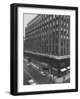 Exterior View of Bloomingdales Department Store-null-Framed Photographic Print