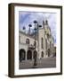 Exterior View of Cathedral in Como Town Centre, Lake Como, Lombardy, Italian Lakes, Italy, Europe-Peter Barritt-Framed Photographic Print