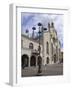 Exterior View of Cathedral in Como Town Centre, Lake Como, Lombardy, Italian Lakes, Italy, Europe-Peter Barritt-Framed Photographic Print