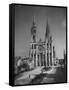 Exterior View of Chartres Cathedral-null-Framed Stretched Canvas