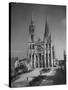 Exterior View of Chartres Cathedral-null-Stretched Canvas