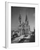 Exterior View of Chartres Cathedral-null-Framed Photographic Print