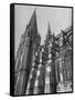 Exterior View of Chartres Cathedral-null-Framed Stretched Canvas