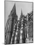 Exterior View of Chartres Cathedral-null-Mounted Photographic Print