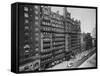 Exterior View of Chelsea Hotel in New York City-null-Framed Stretched Canvas