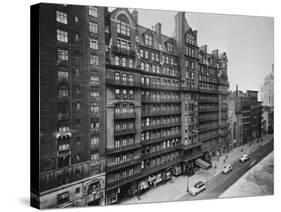 Exterior View of Chelsea Hotel in New York City-null-Stretched Canvas