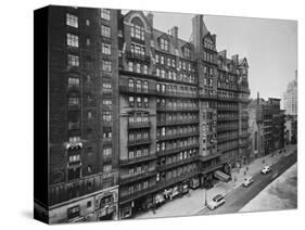 Exterior View of Chelsea Hotel in New York City-null-Stretched Canvas